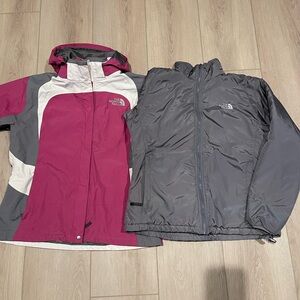 The North Face Hyvent 3 in 1 jacket